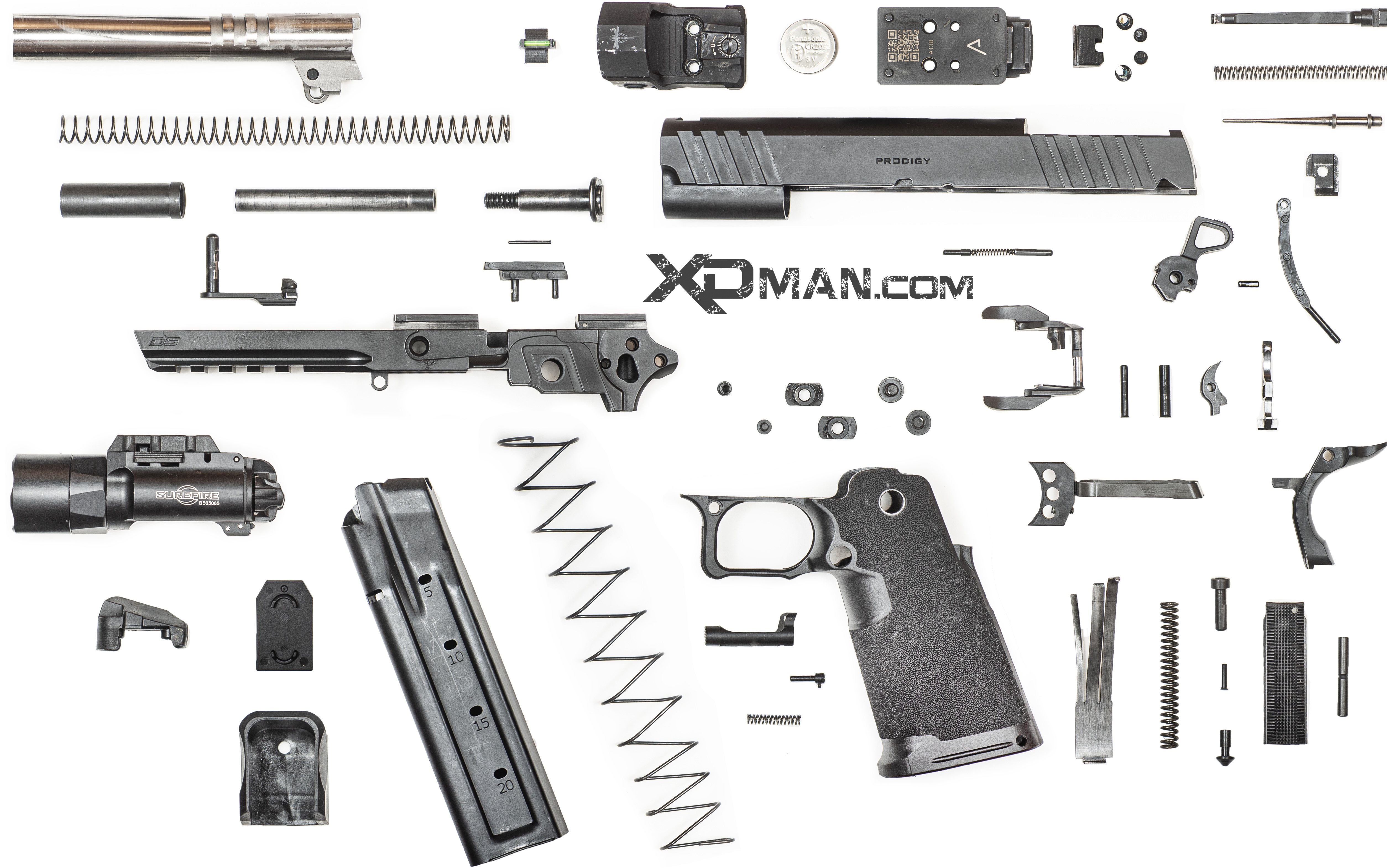 Glock 17: Complete disassembly