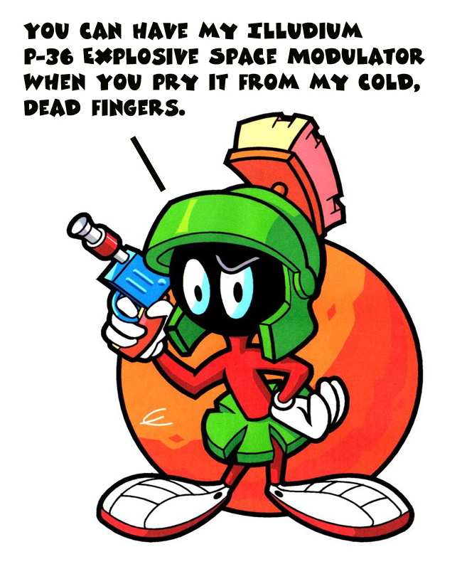 Marvin the Martian illudium P-36 Cold Dead Hands.png