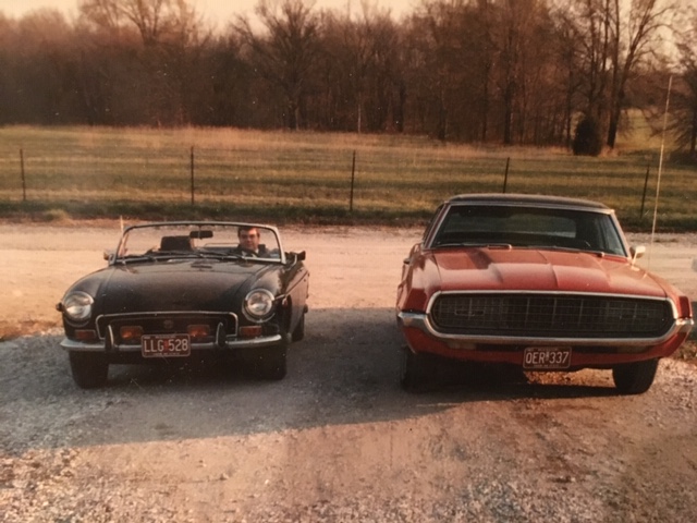 MGB and T-bird.JPG