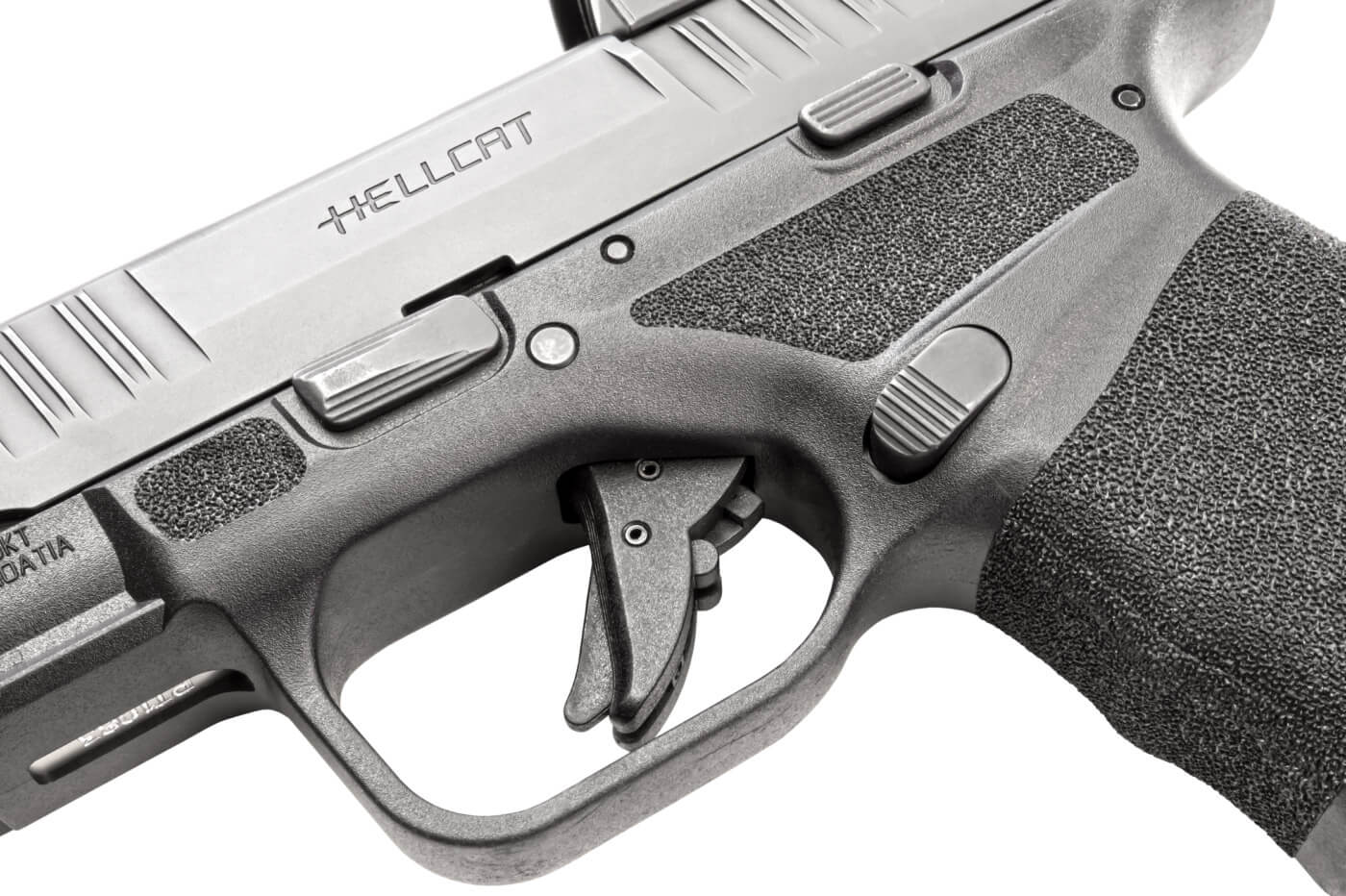 Trigger assembly of the Hellcat pistol