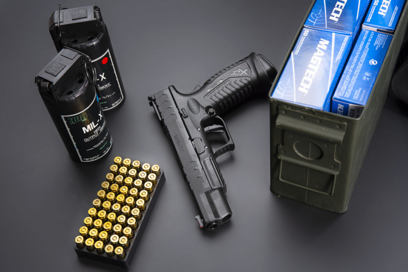 Springfield XD-M Elite pistol in 9mm with ammo