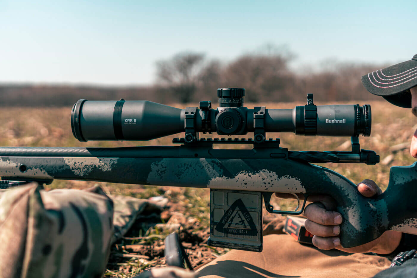 Bushnell Elite Tactical XRS II scope on a Springfield rifle