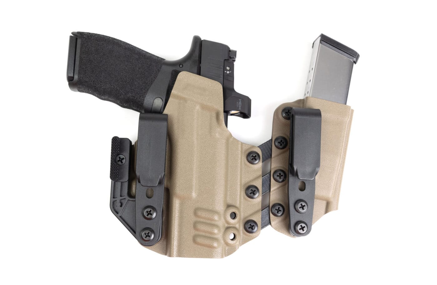  POLE.CRAFT Holster Claw Kit for IWB Kydex Holster & Tuckable  Gun Holsters - Inside Waistband Concealed Carry Holster Wing Modwing -  Adjustable Depth & Angle - Left & Right Hand 
