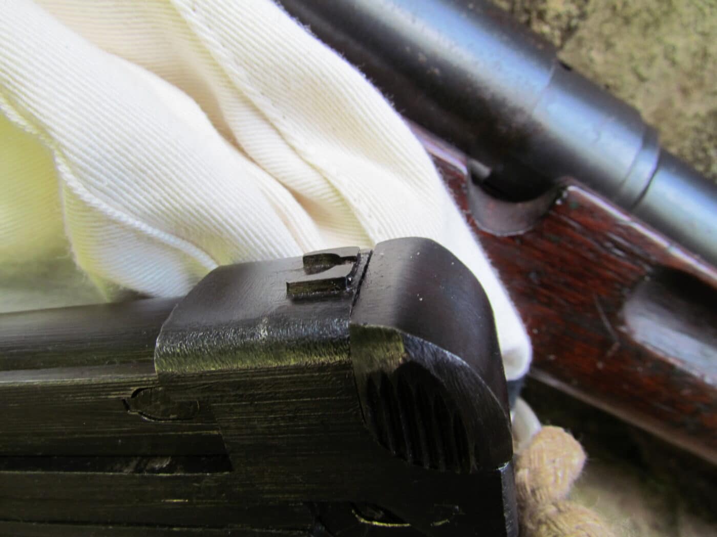 Sights on Nambu Type 94 pistol