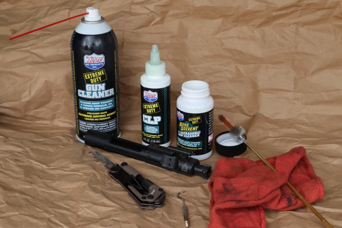 Set of 20 Lucas Oil Gun Oil Extreme Duty 1.00 oz Squeeze Bottle