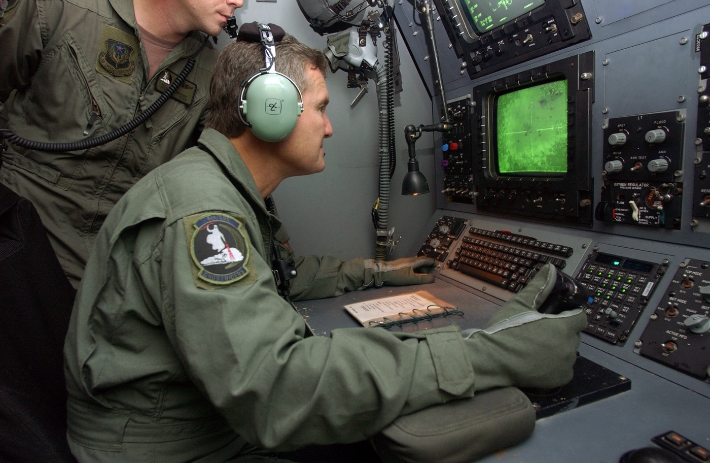 weapons control booth on ac-130