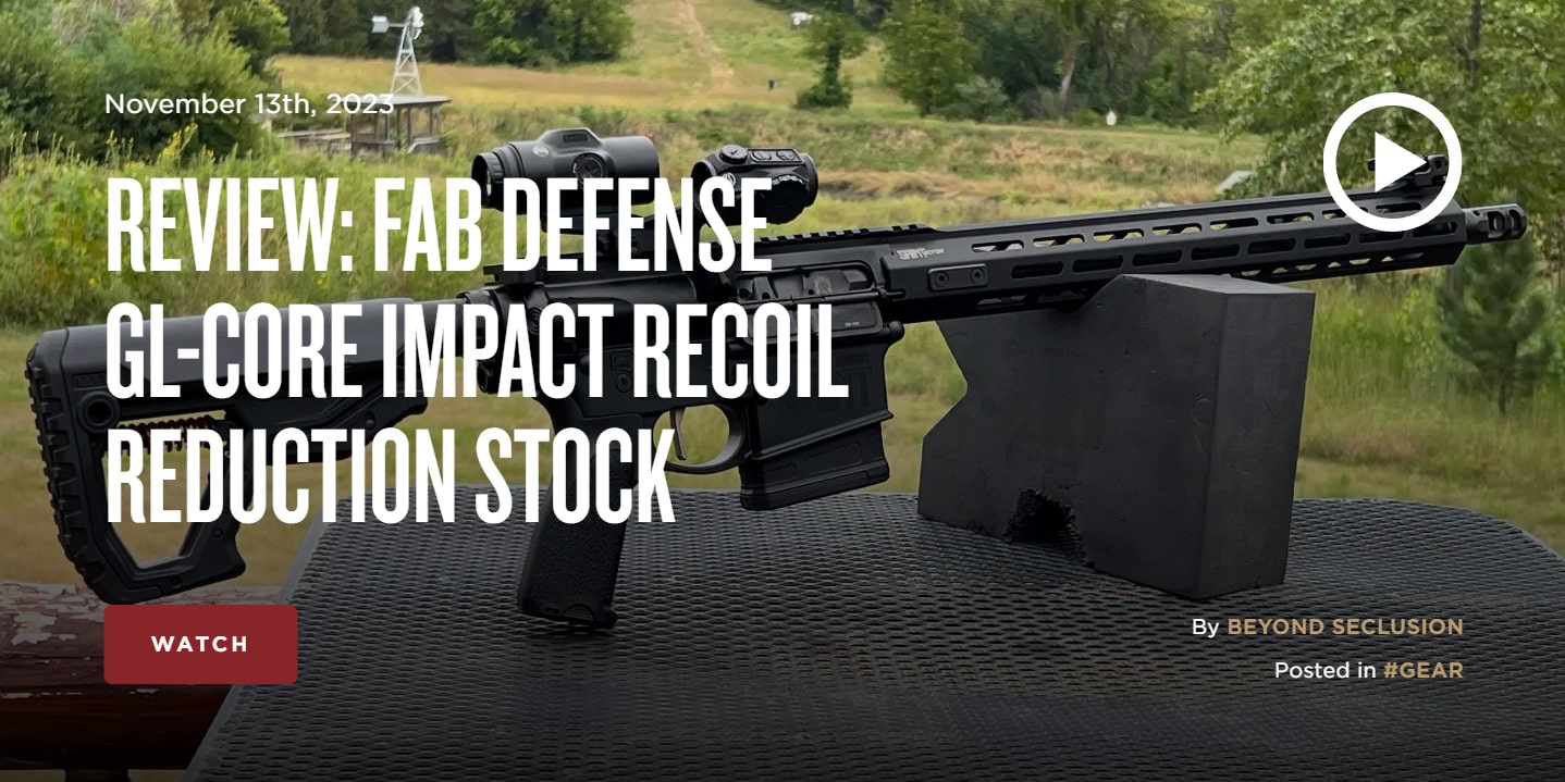 Review: FAB Defense GL-Core Impact Recoil Reduction Stock | The Armory ...