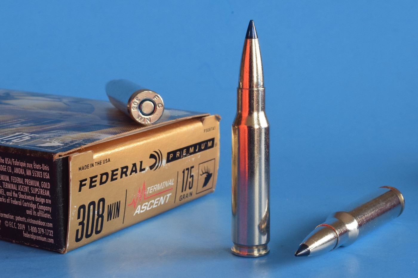 testing federal 308 rifle ammo box