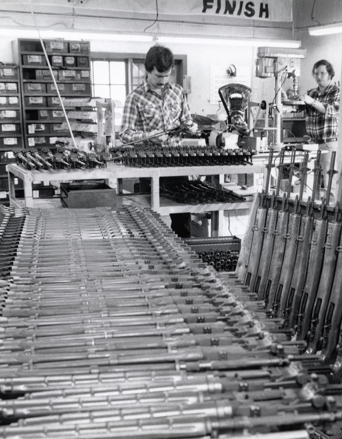 Denny Reese building M1A rifles