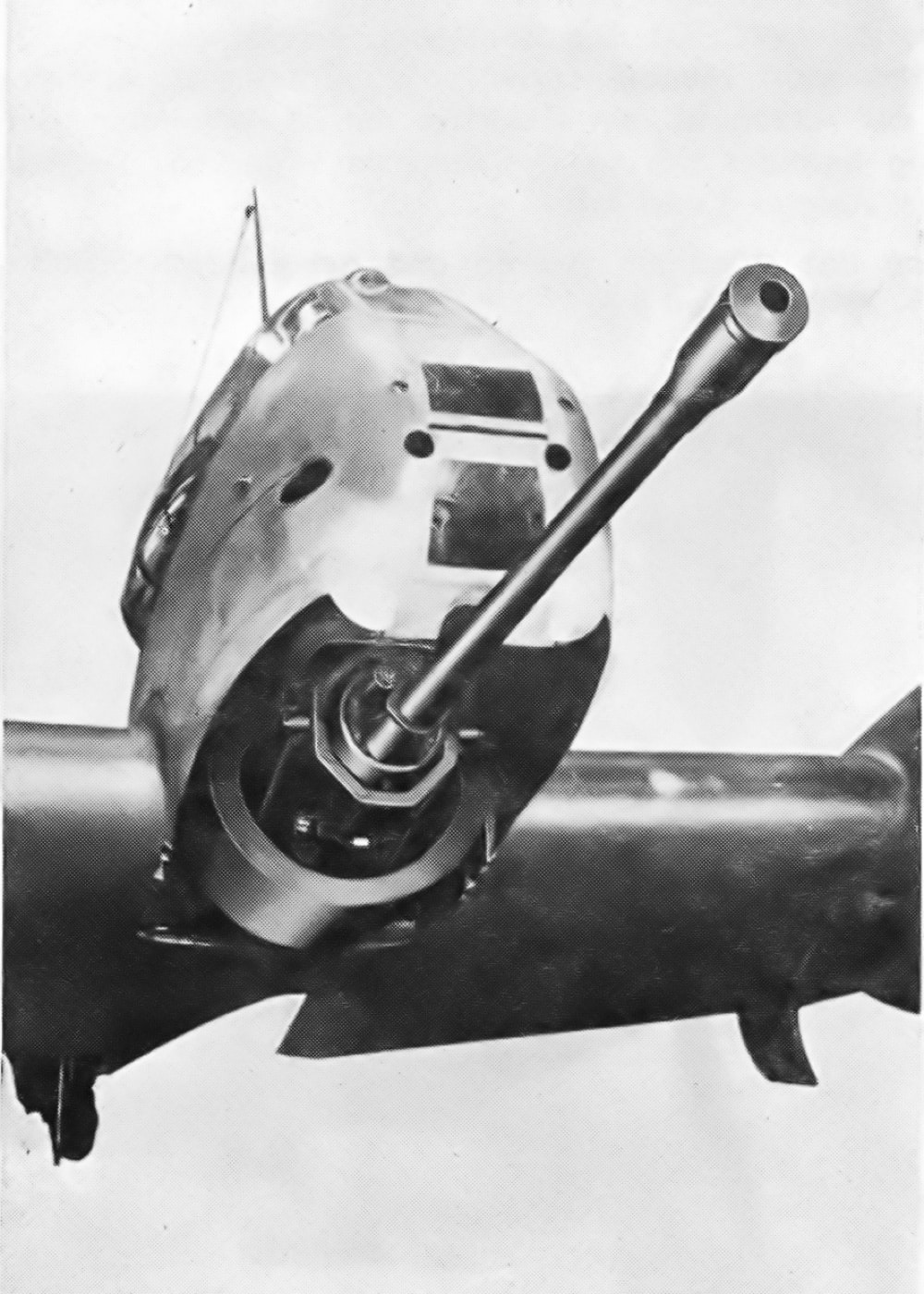 5 cm BK-5 cannon on Me 410