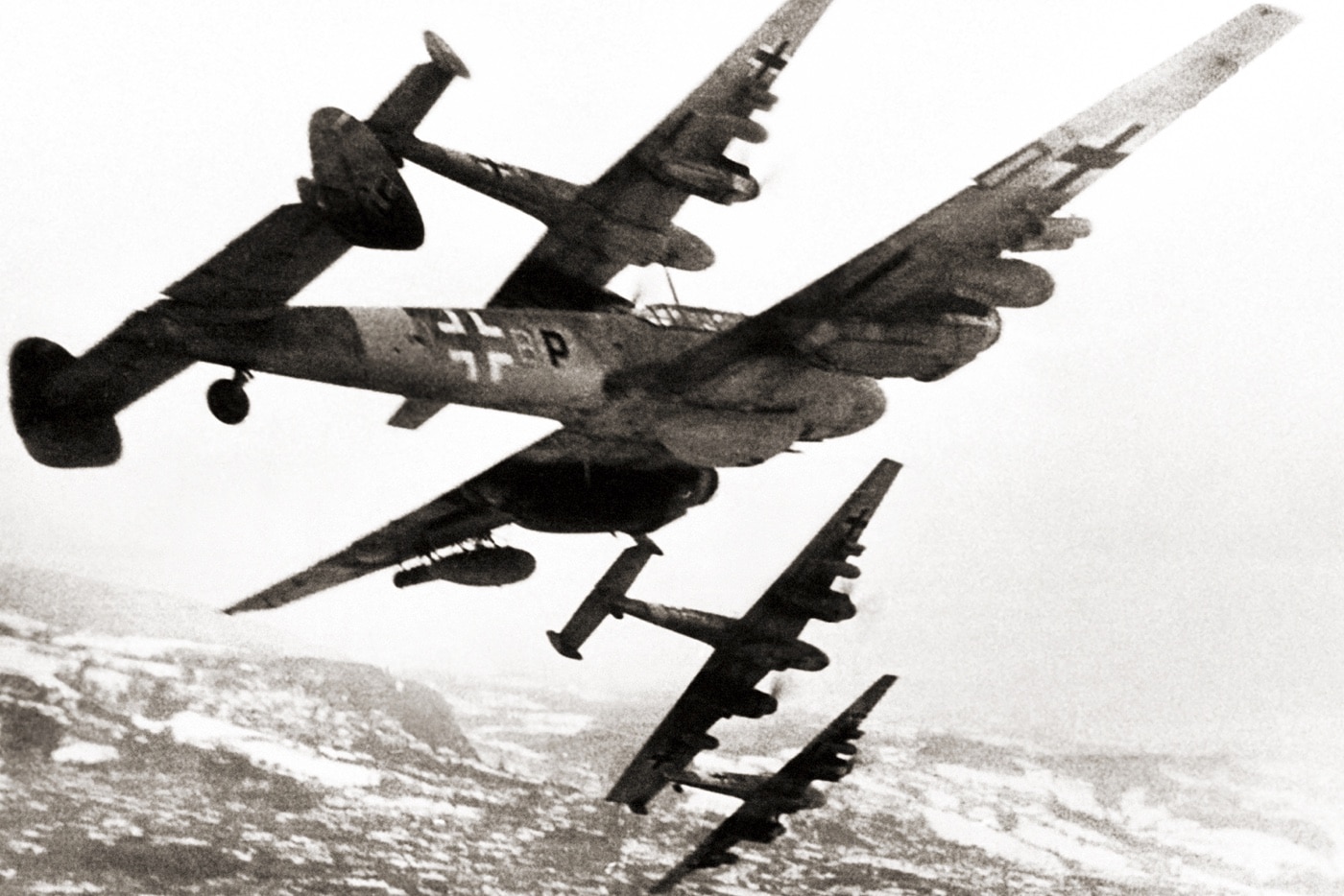 Bf 110G2 WGr 21 launchers