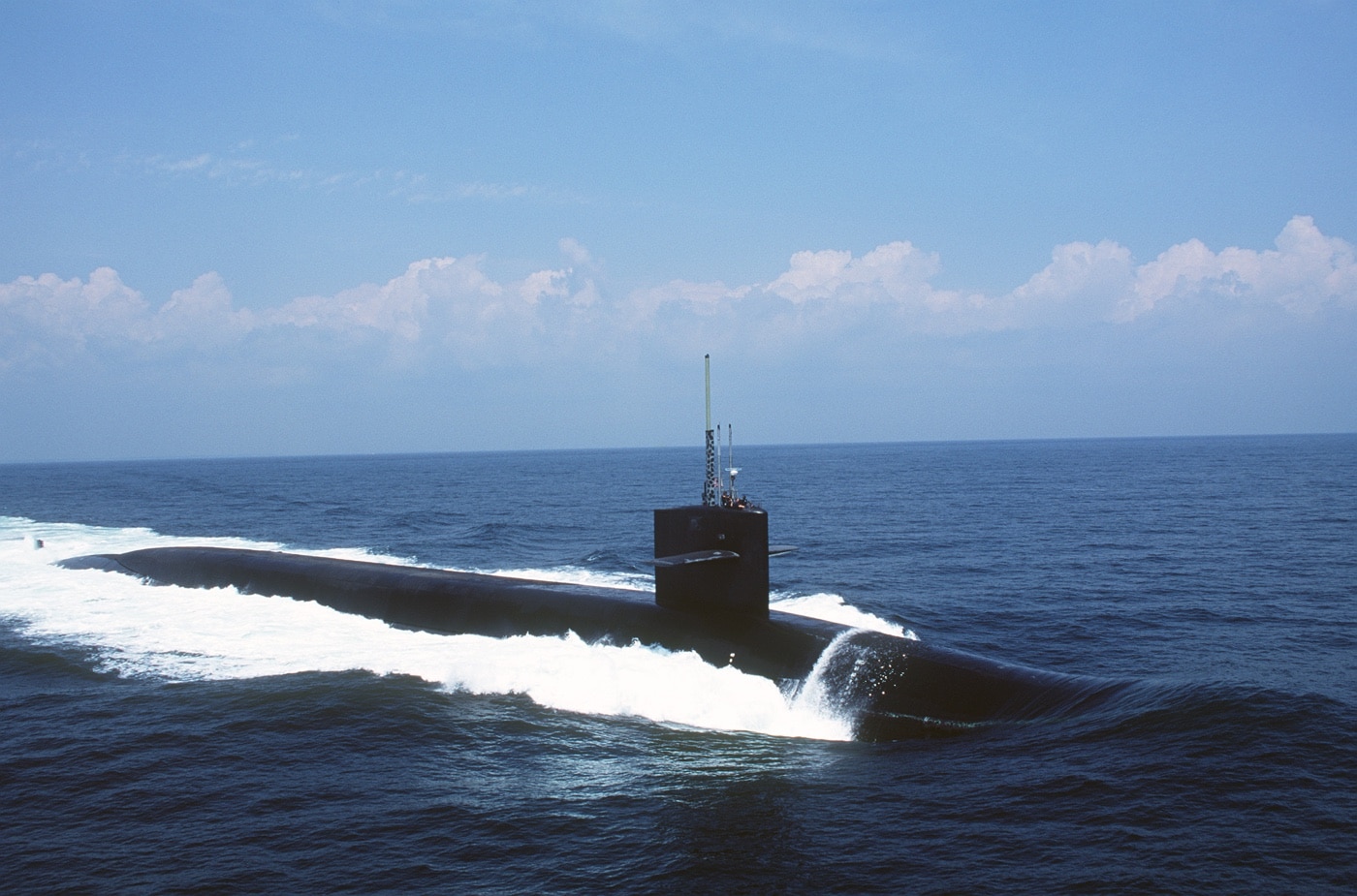 USS Pennsylvania nuclear powered ballistic missile submarine boomer