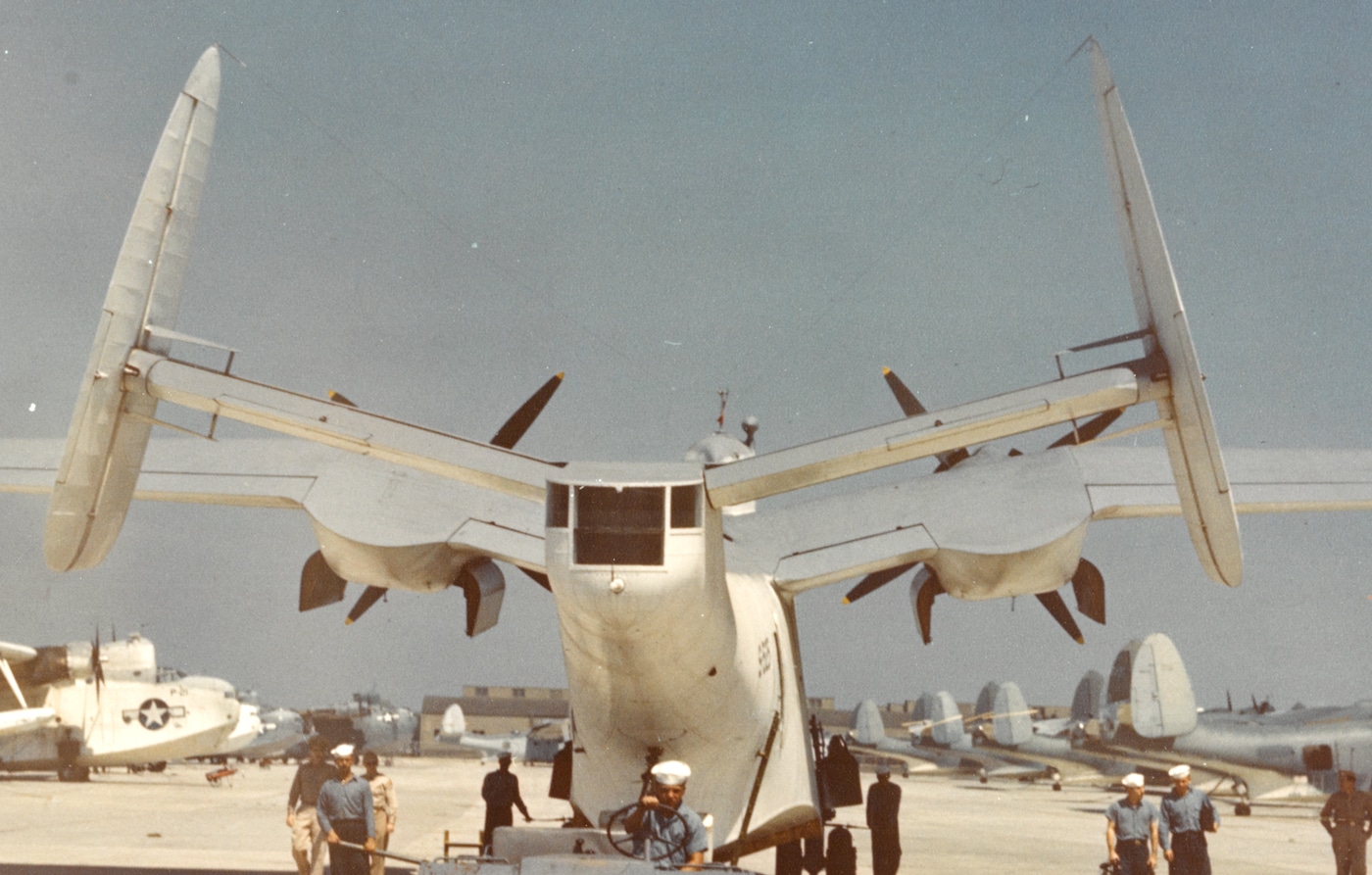 Martin PBM-3S open bomb bay doors engine nacells