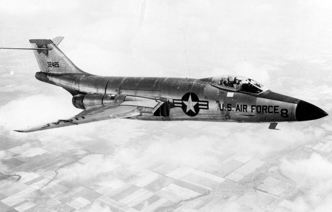 McDonnell F-101A Voodoo over Texas