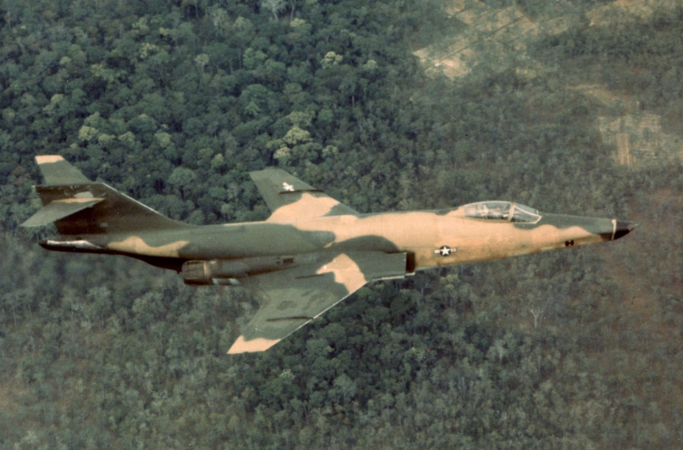 McDonnell RF-101C in flight over Vietnam in 1967