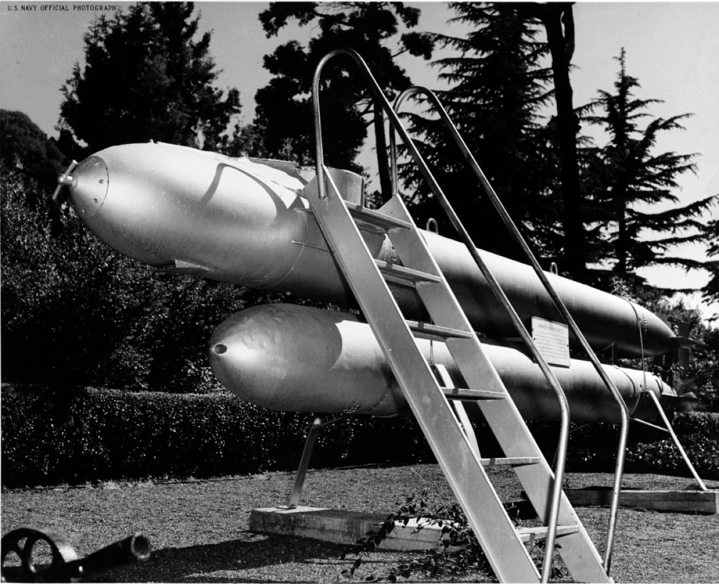 US Navy display of German Marder after World War II