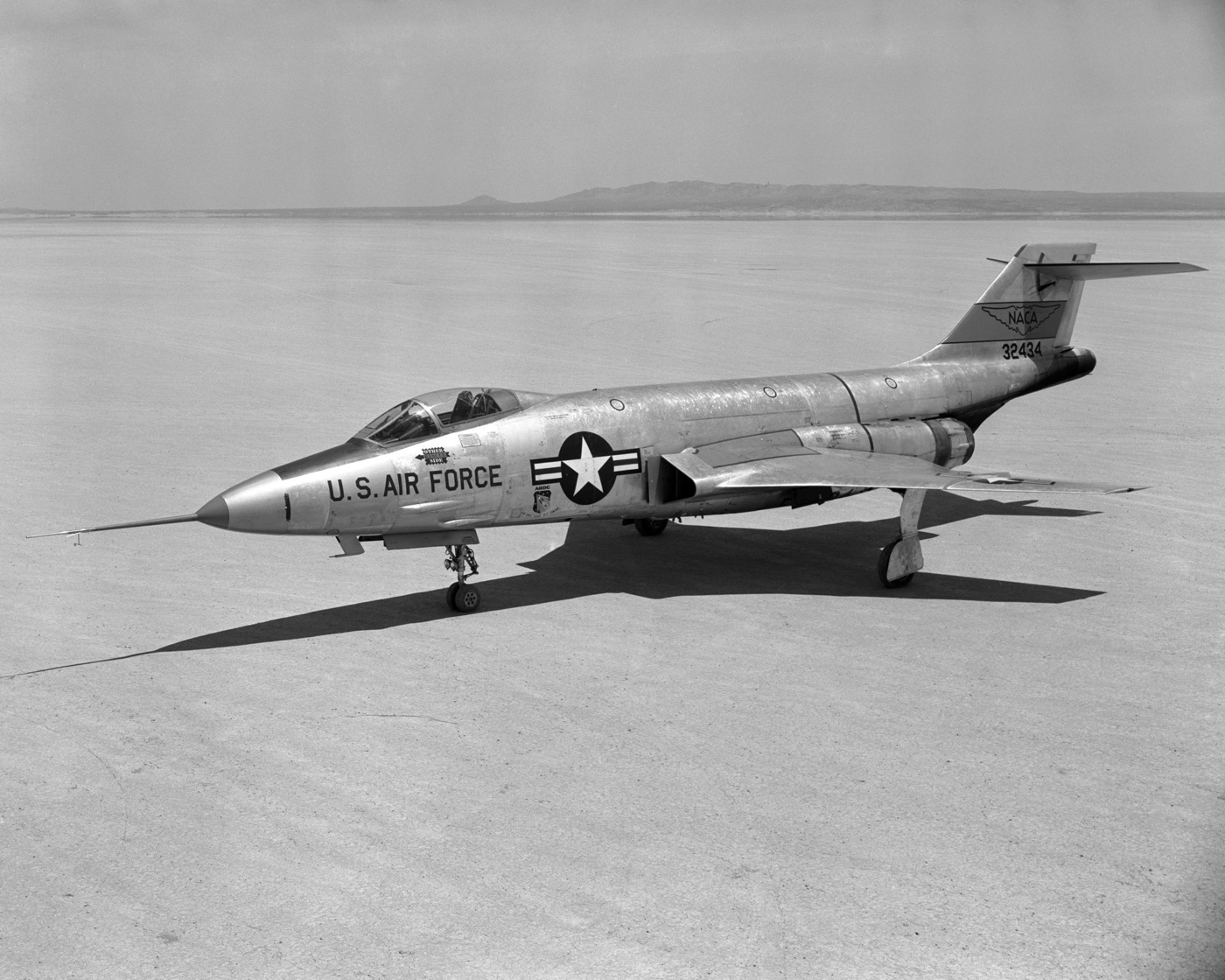 early F-101 Voodoo prototype NASA photo