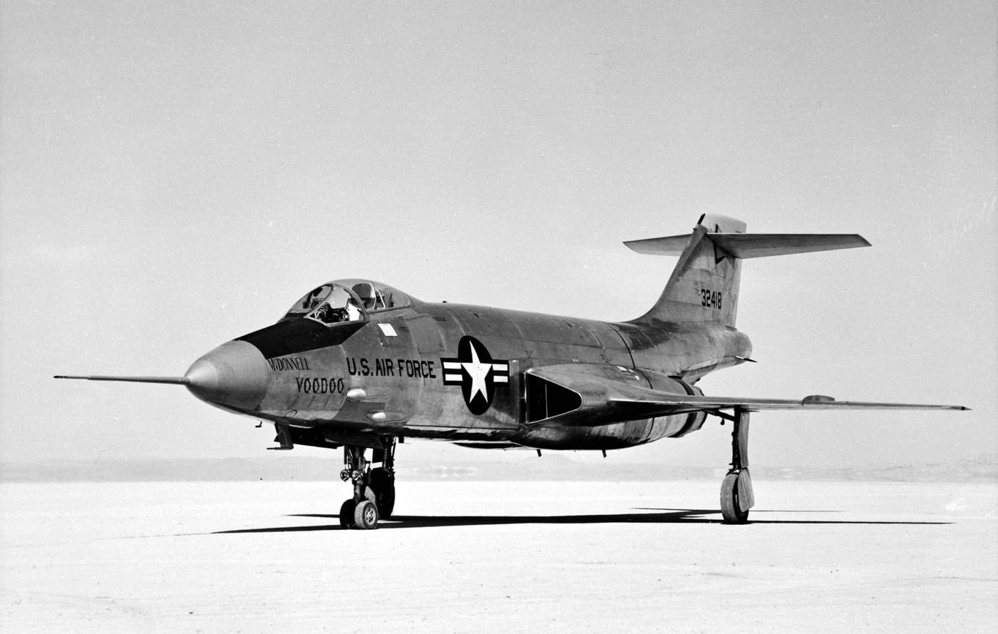 first F-101A Voodoo in service