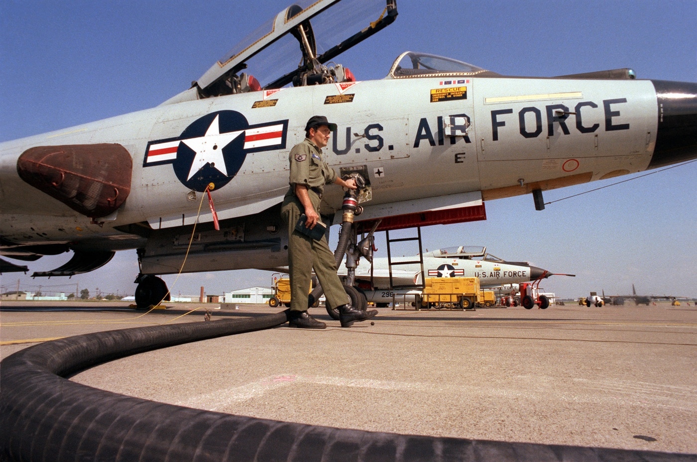 fueling F-101B Voodoo