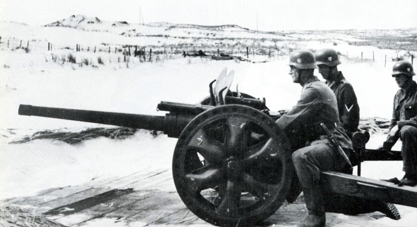 French 47mm AT gun used by Germany