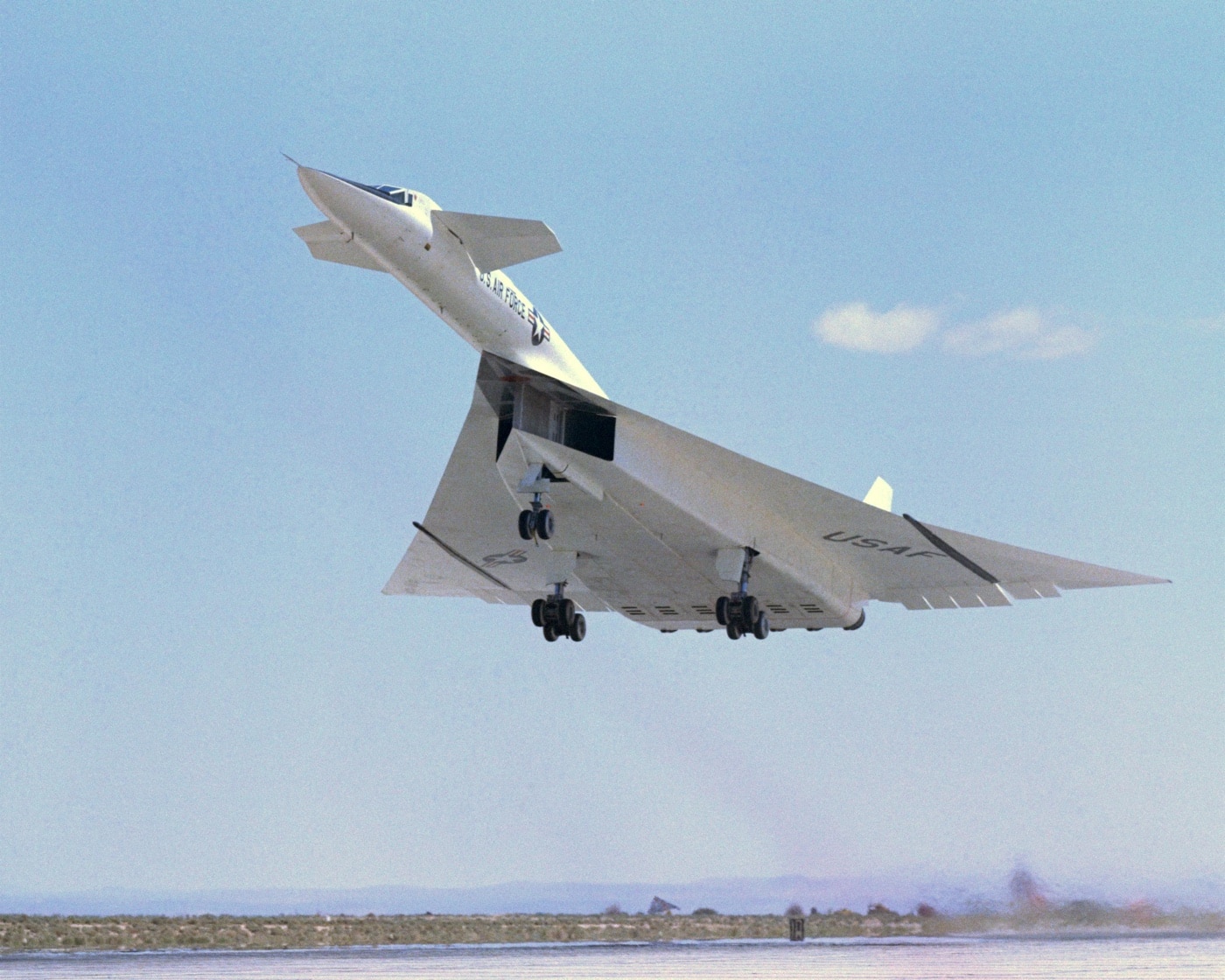 North American XB-70 Valkyrie take off