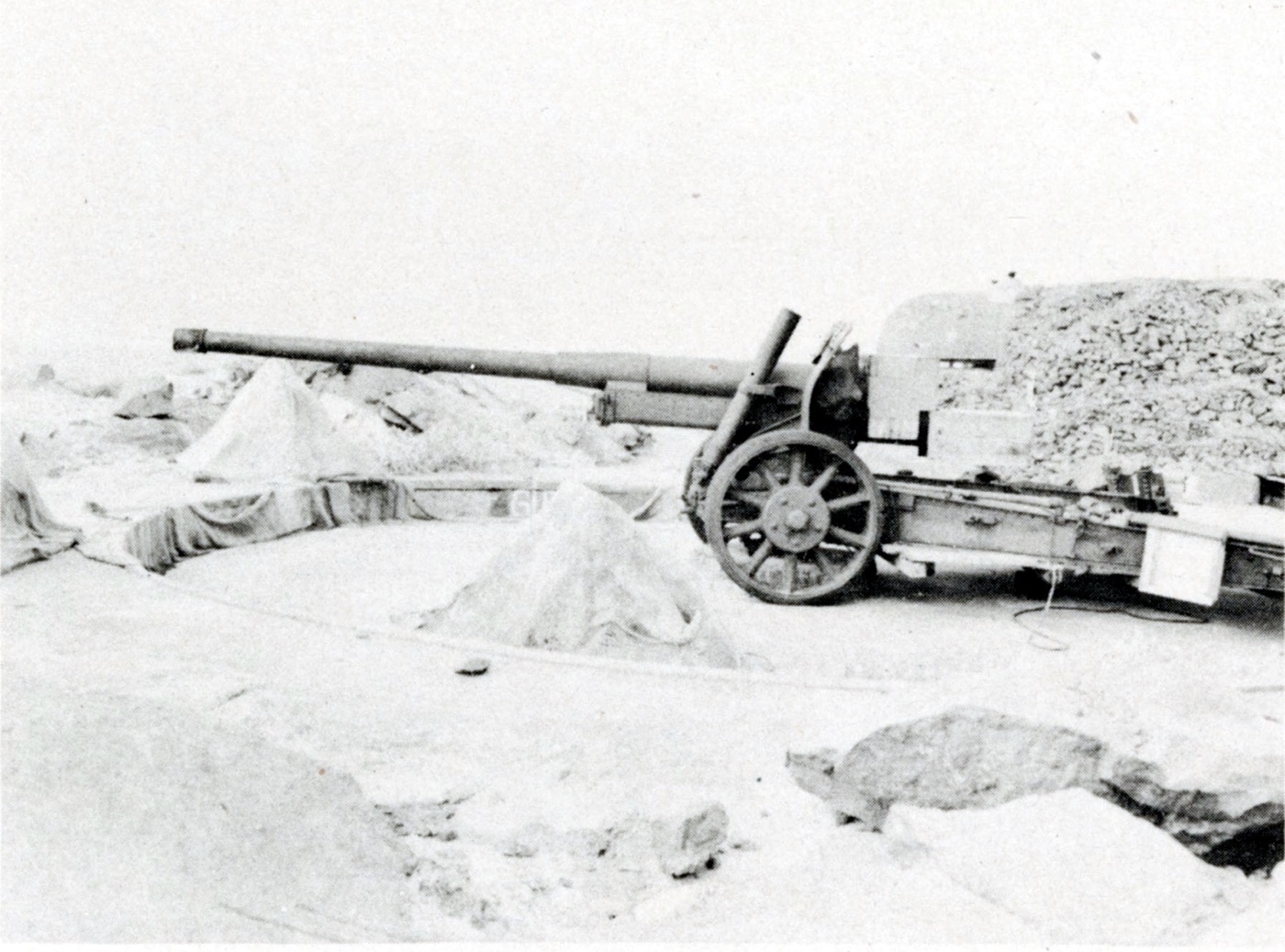 Soviet 122mm in German coastal position