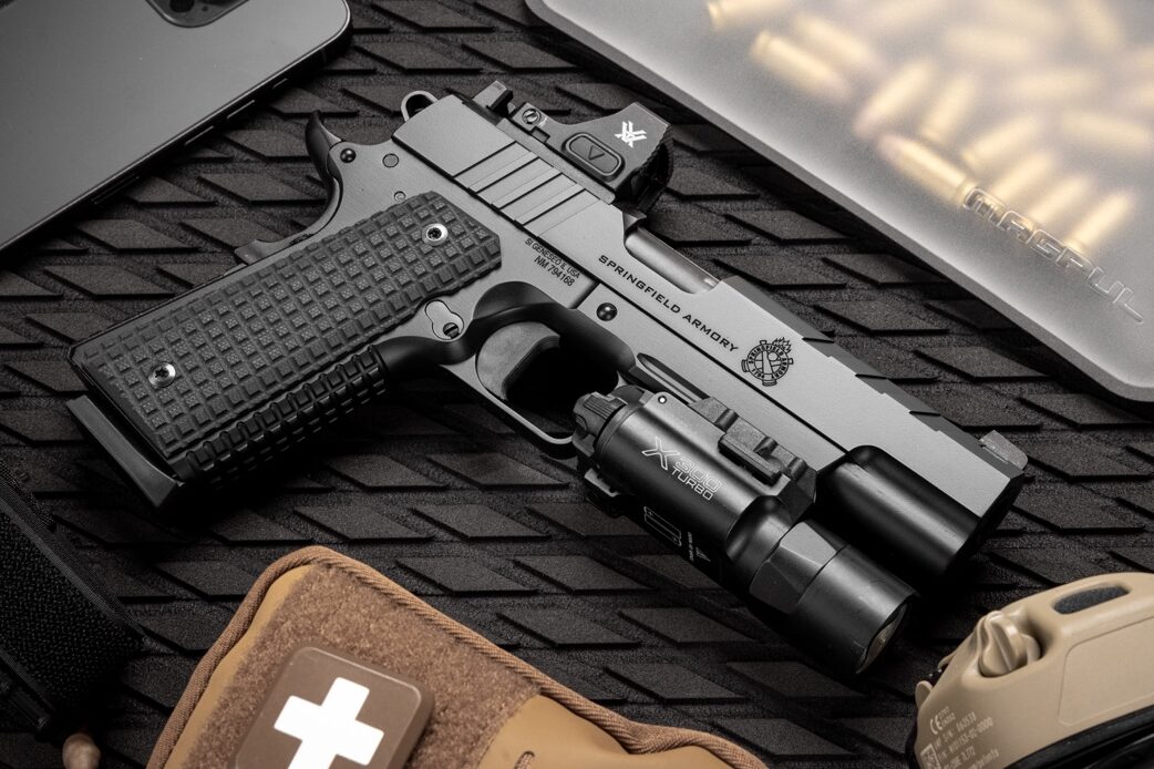 Springfield Armory optics ready 1911 AOS Emissary pistol