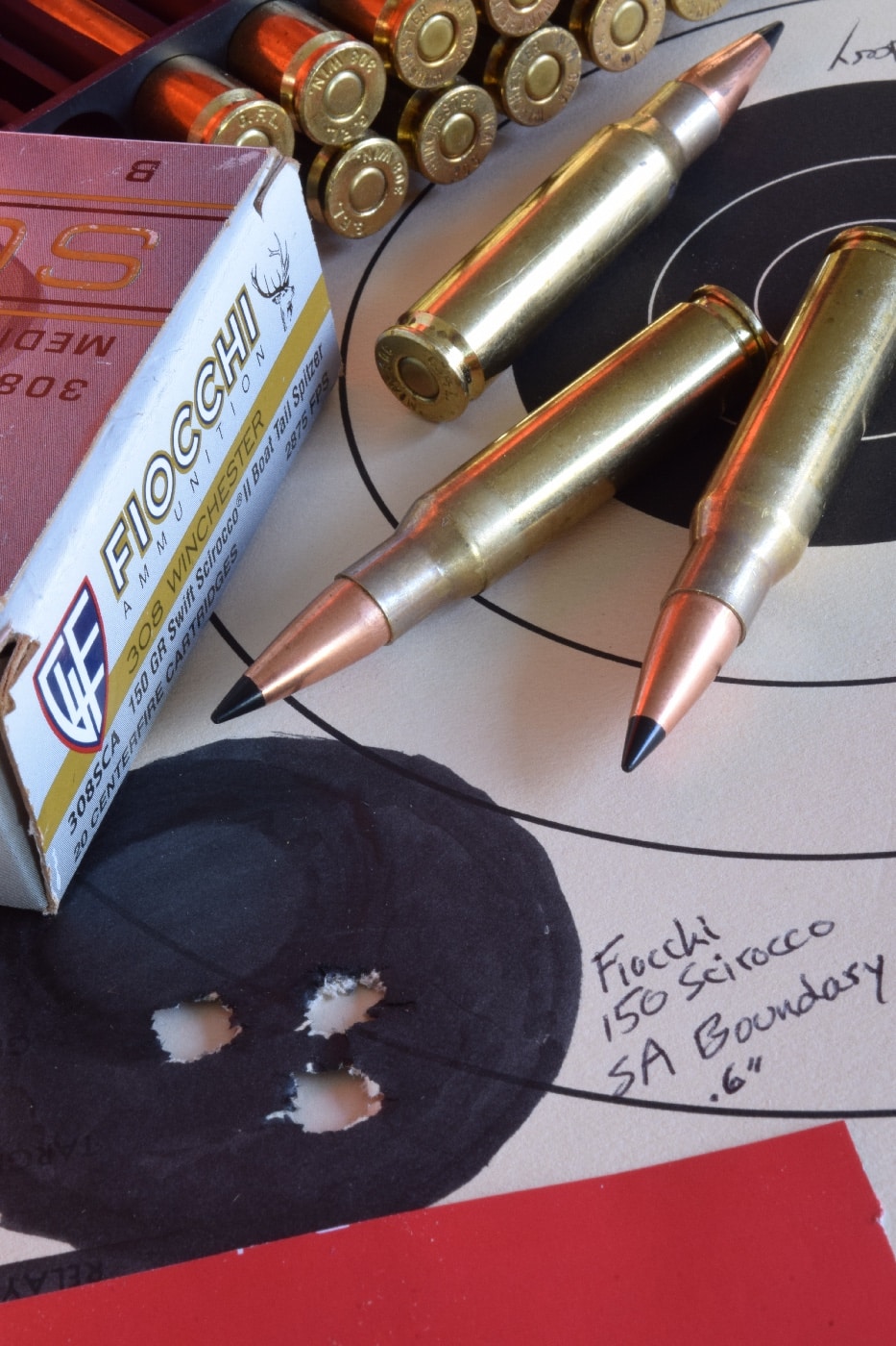 Springfield Boundary ammunition test on shooting range Fiocchi ammo load