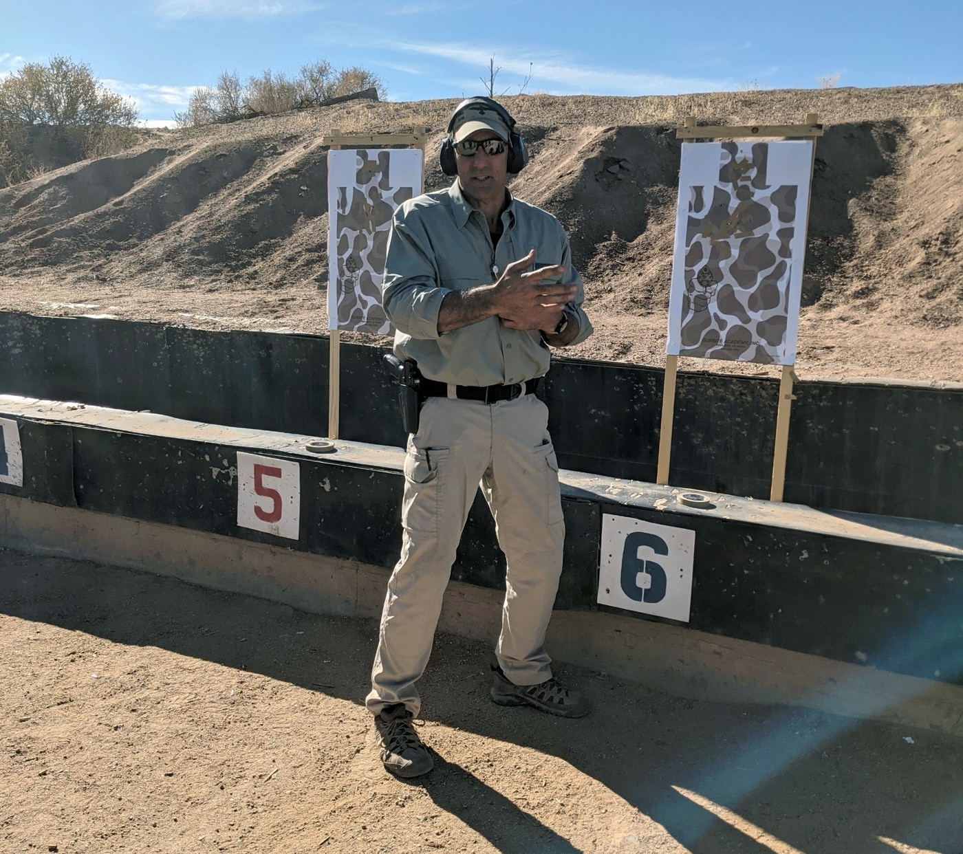 Steve Tarani at Gunsite with xd-m Elite