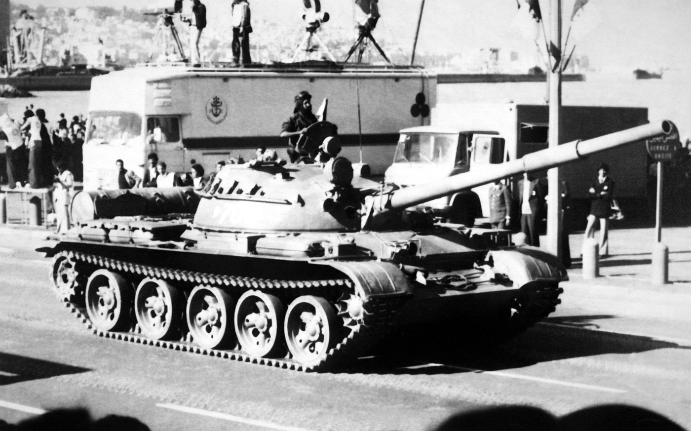 T-62 main battle tank in the Soviet Union Red Army