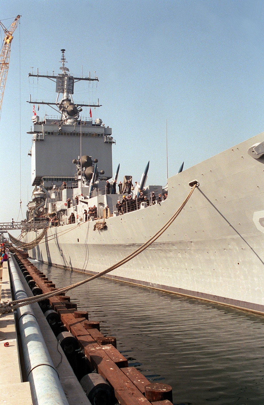 USS Long Beach RIM-67 SAM missiles