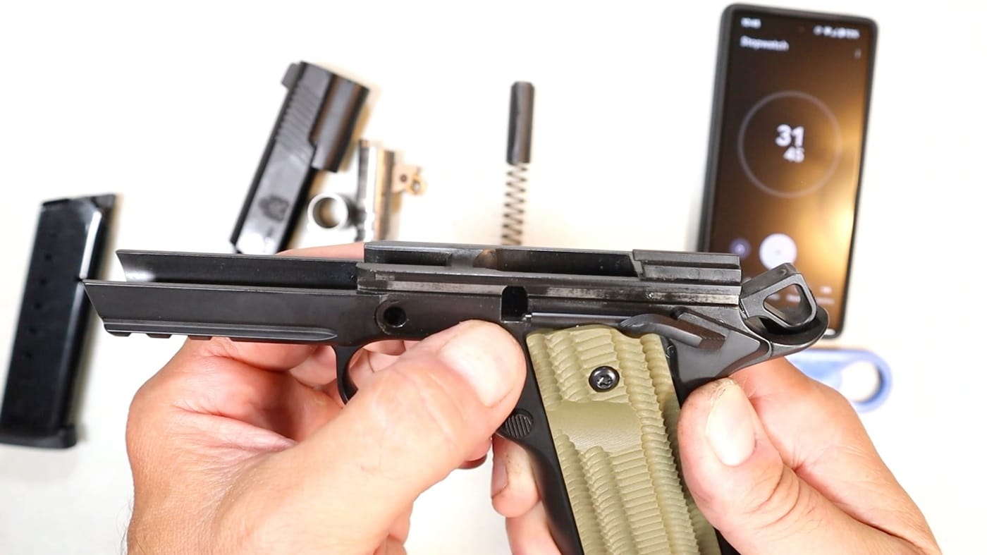 how to shoot a 1911 disassembly