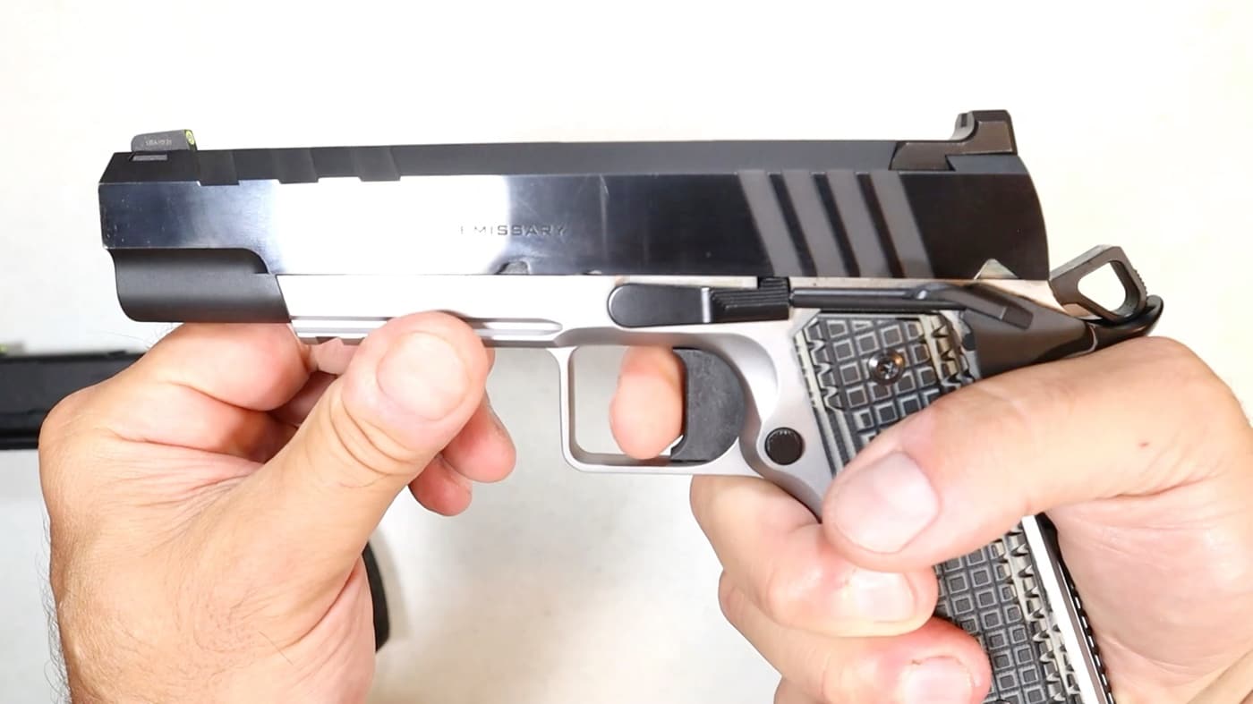 how to shoot a 1911 solid trigger