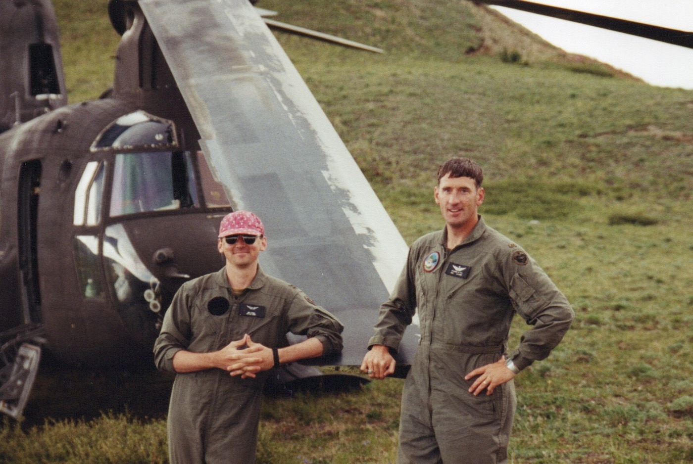 last flight in a Chinook