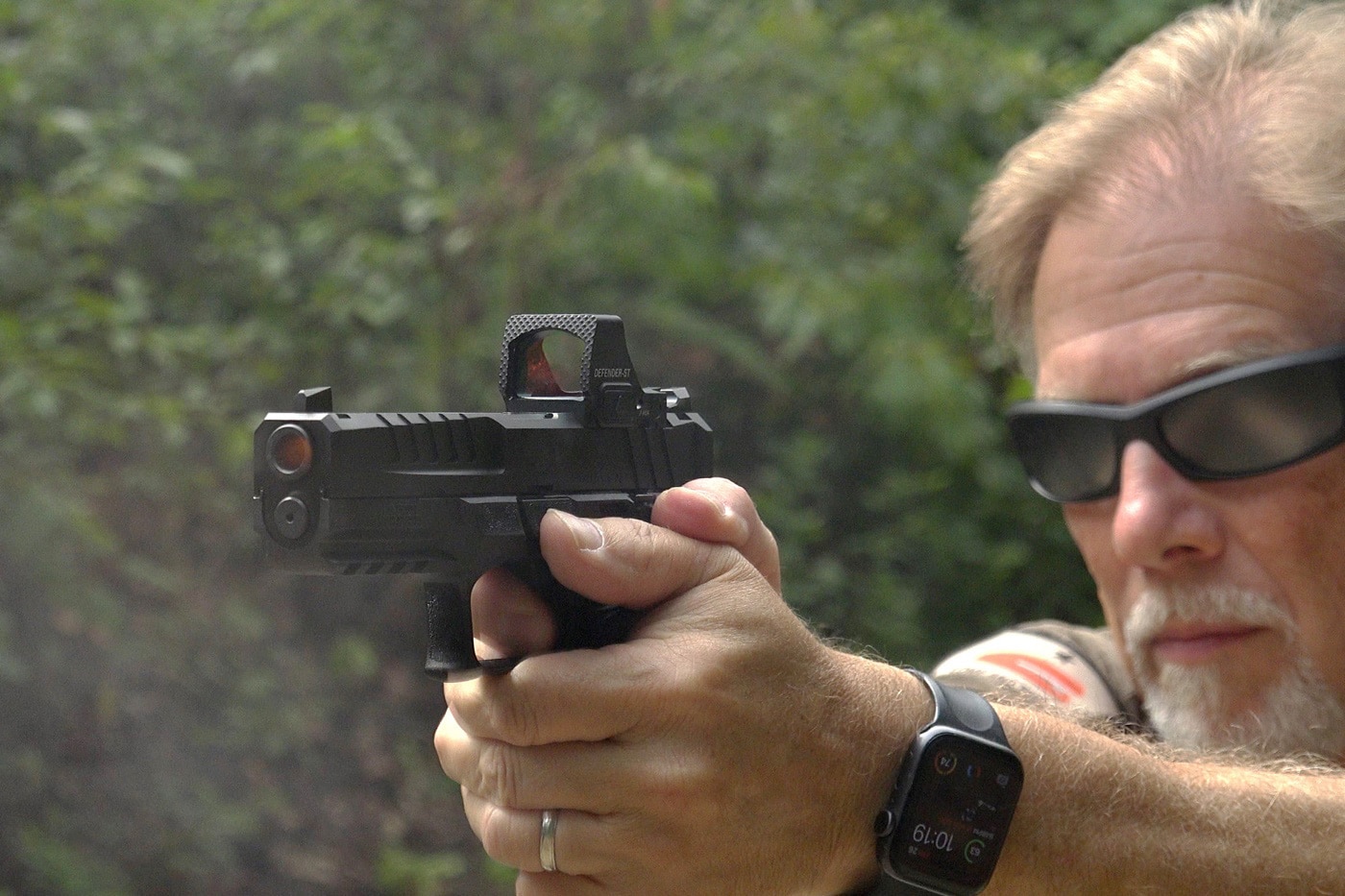 shooting the Echelon with Vortex red dot sight