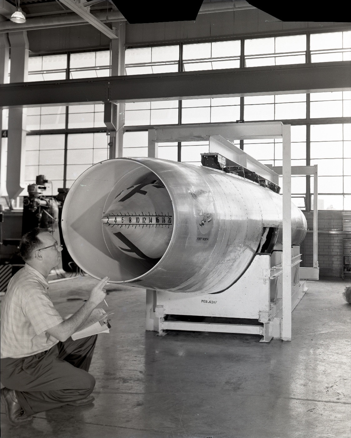 B-58 Convair J-79 engine during testing