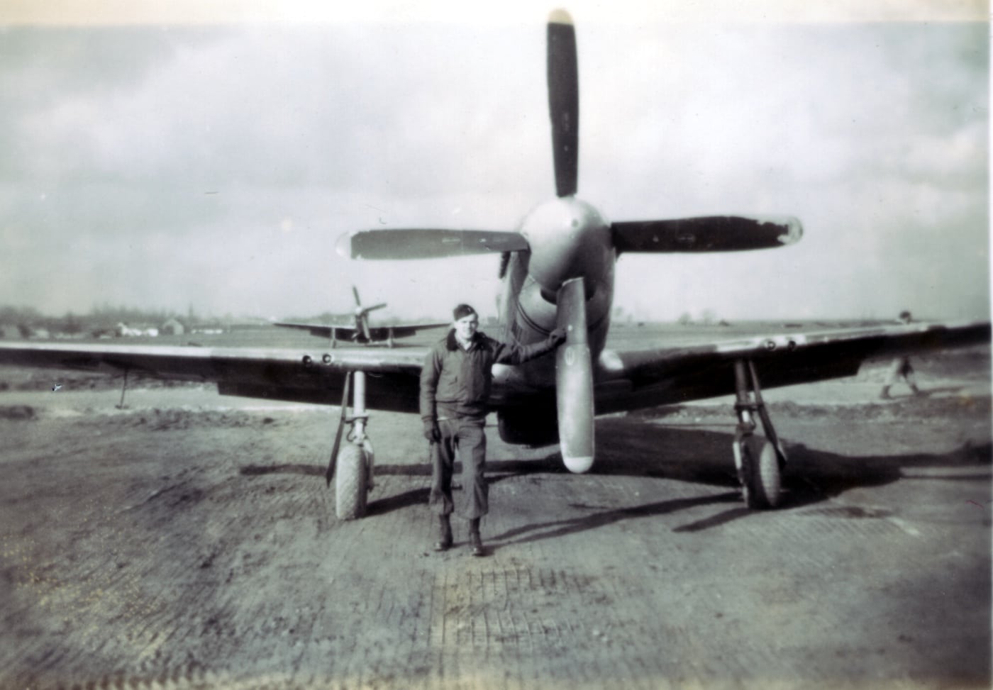 Elmer Pankratz F-6D Mustang Belgium World War II 1945