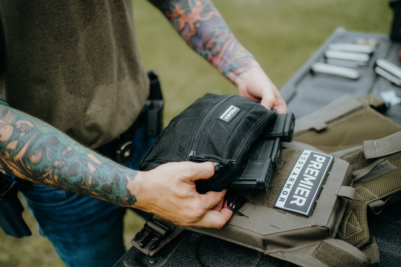 Premier Body Armor Fortis Level III+ Loadout review with MAAP pouch