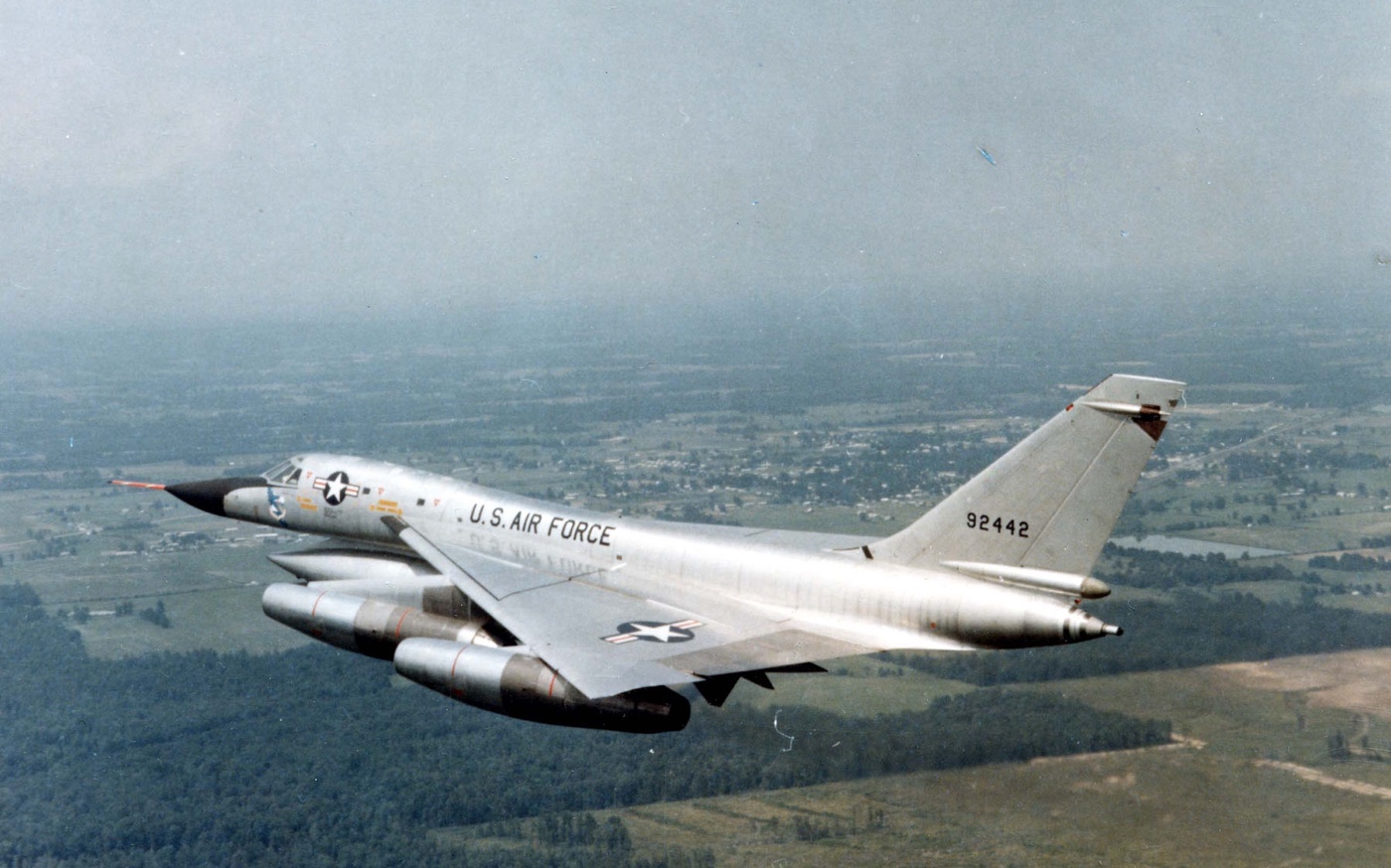 United States Air Force Convair B-58 Hustler supersonic strategic bomber