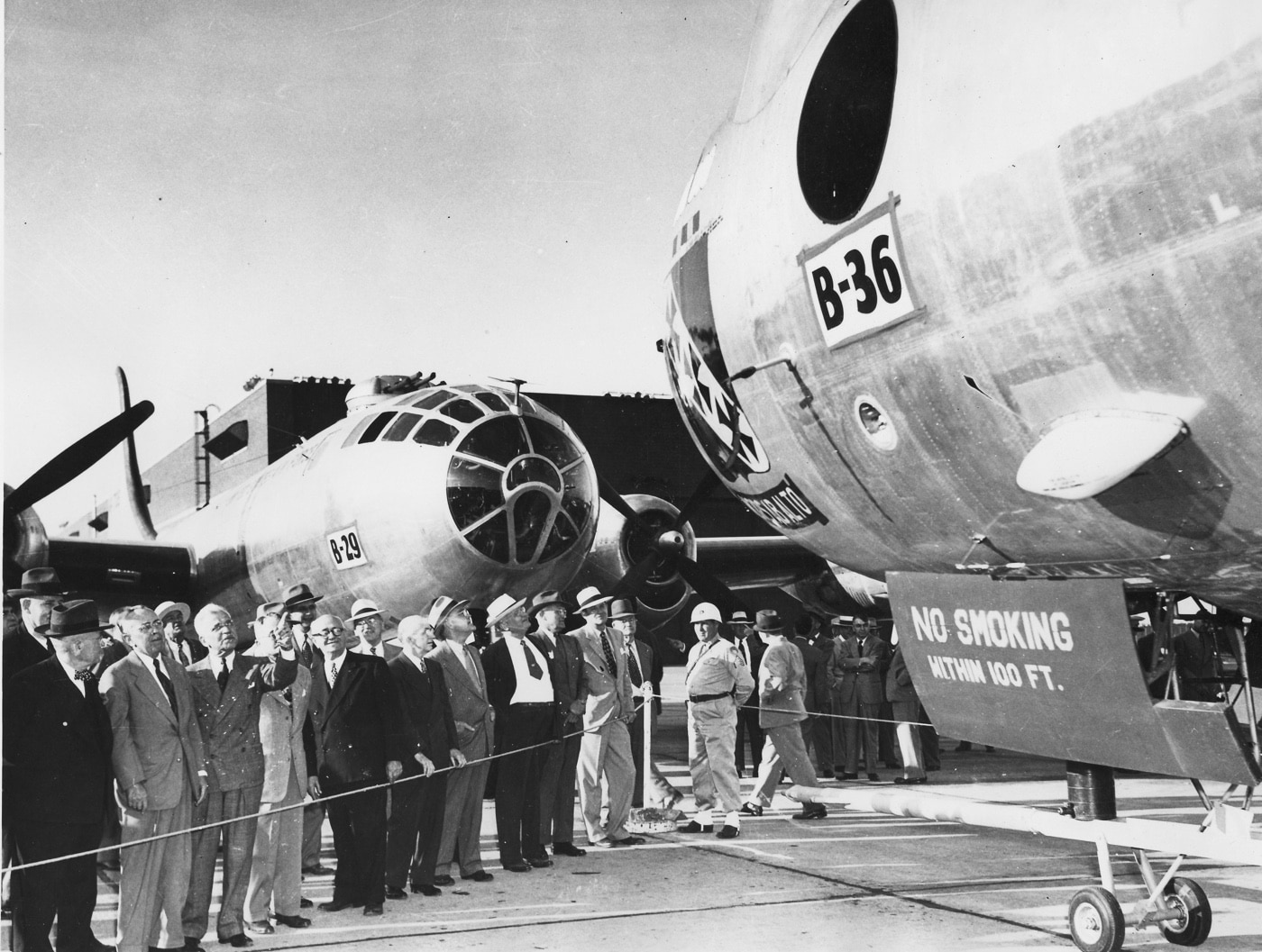 B-36 inspected in Oklahoma City