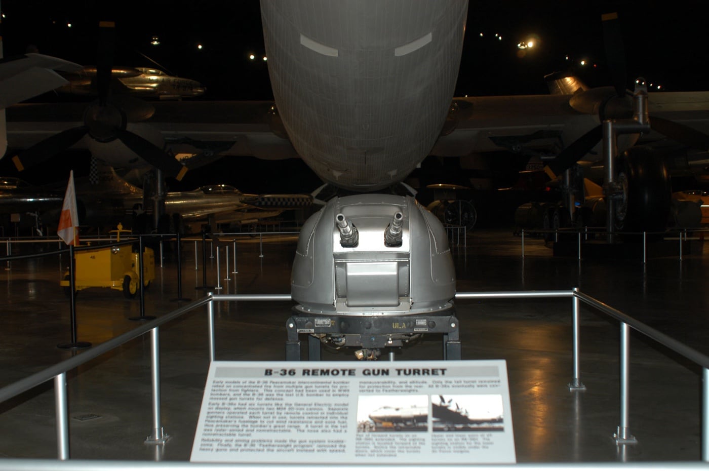 B-36 remote gun turret