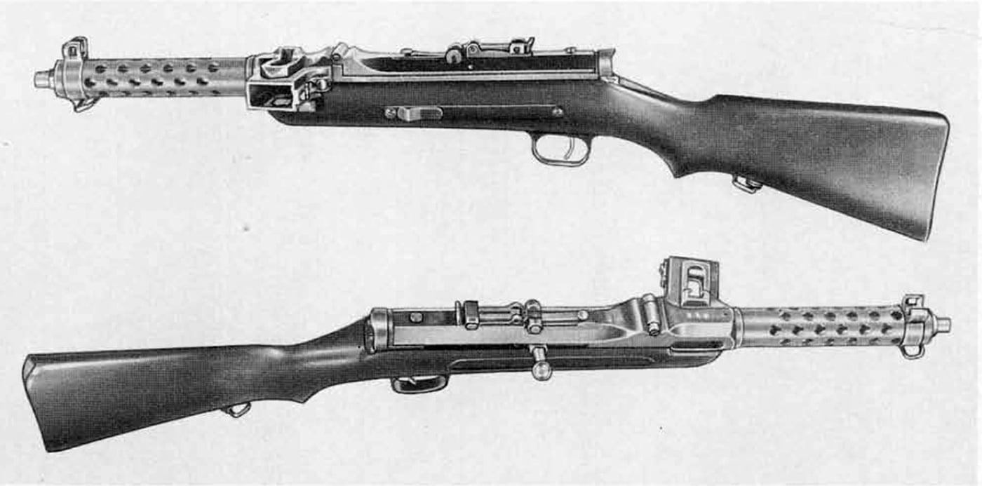 German MP 34 submachine gun Steyr-Solothurn S1-100