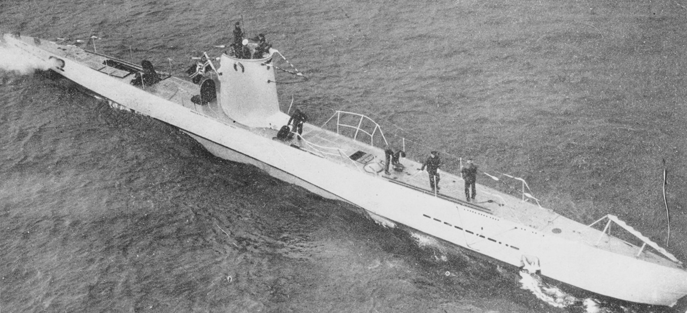 German U-Boat on wartime patrol