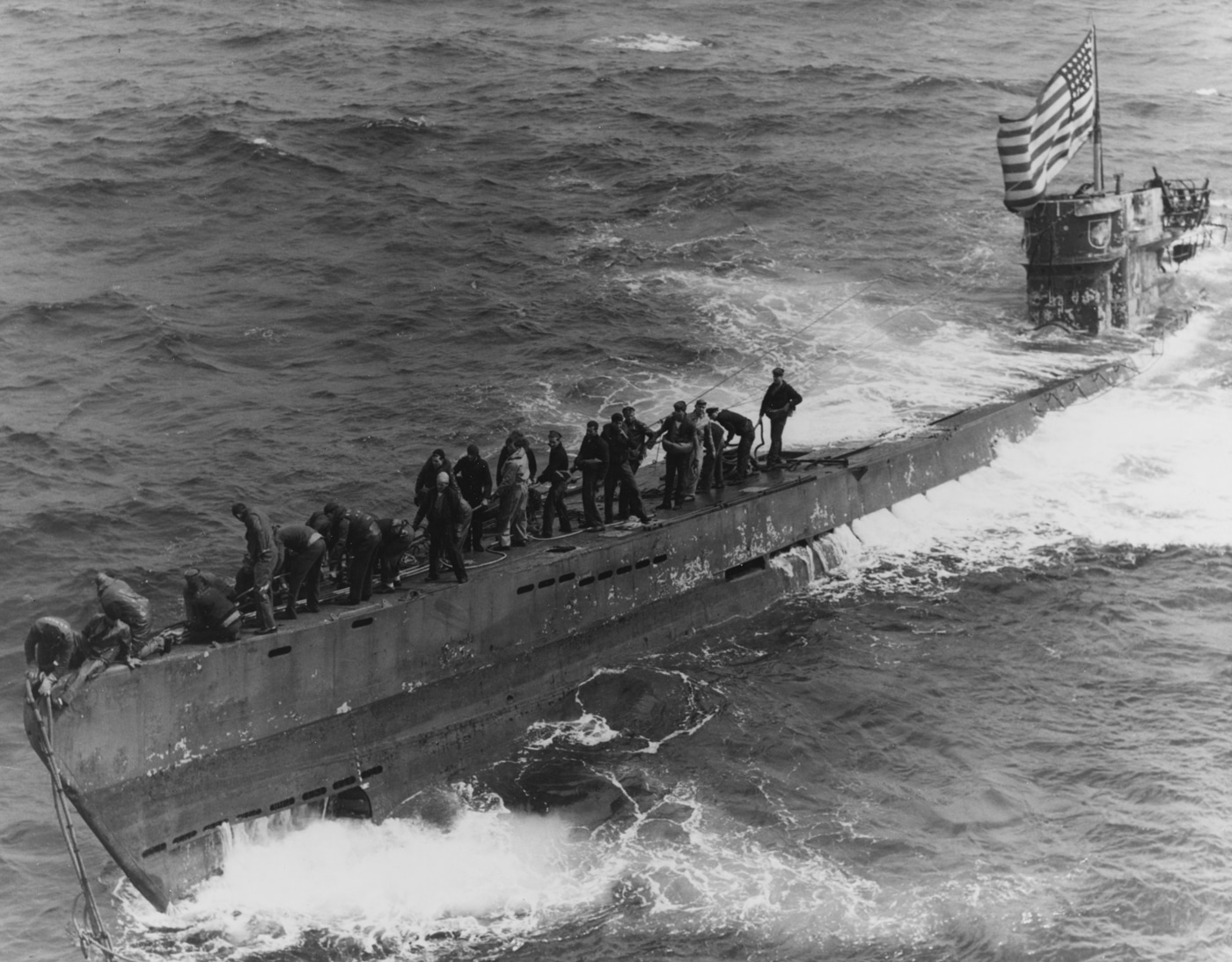 German U-boat U-505 captured by the United States Navy in World War II