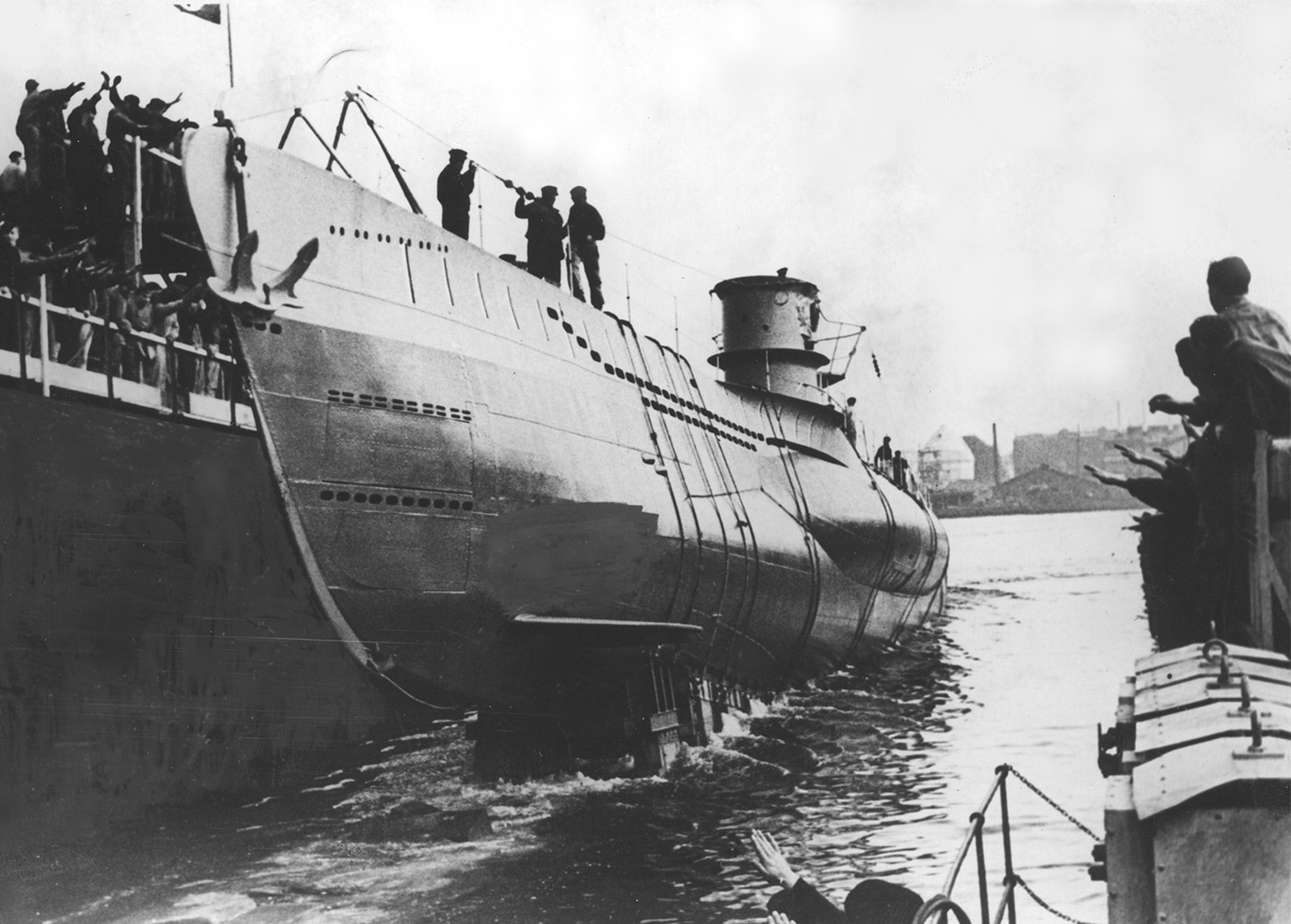 German submarine Type VII U-boat launched in January 1941