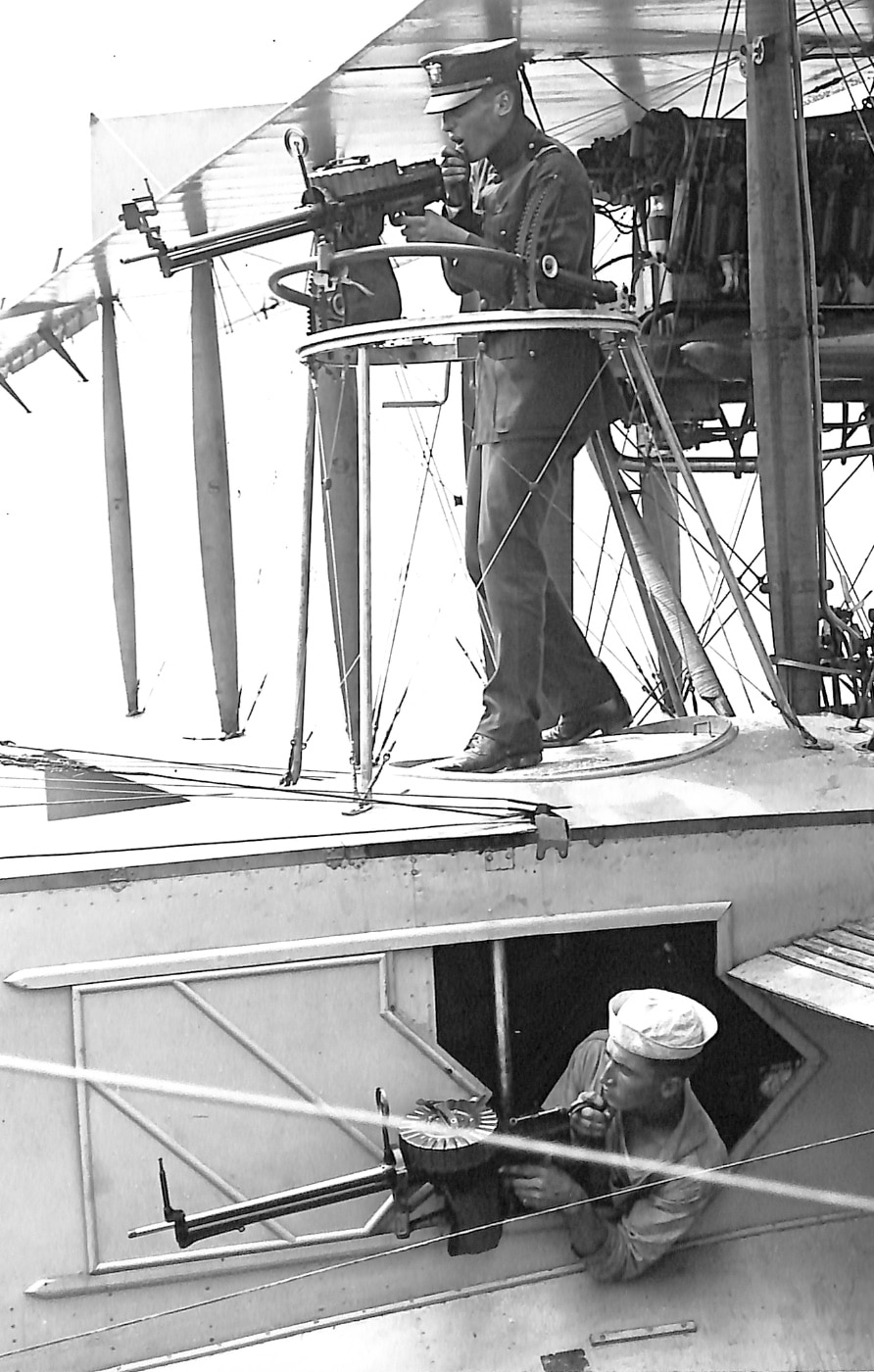 Lewis machine guns on US Navy flying boats interwar years