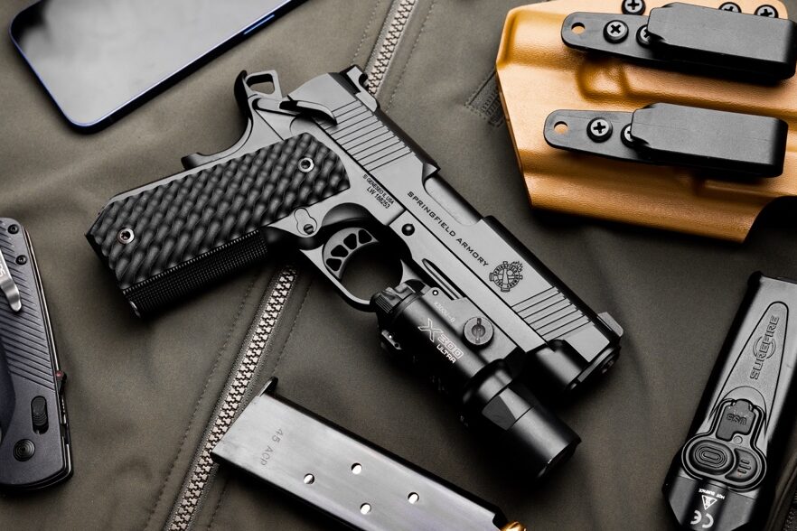 Springfield Armory 1911 TRP review with EDC gear