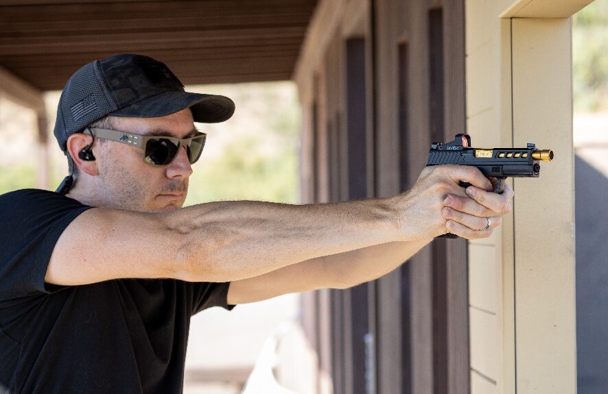 author testing Springfield Hellcat Pro with True Precision upgrades