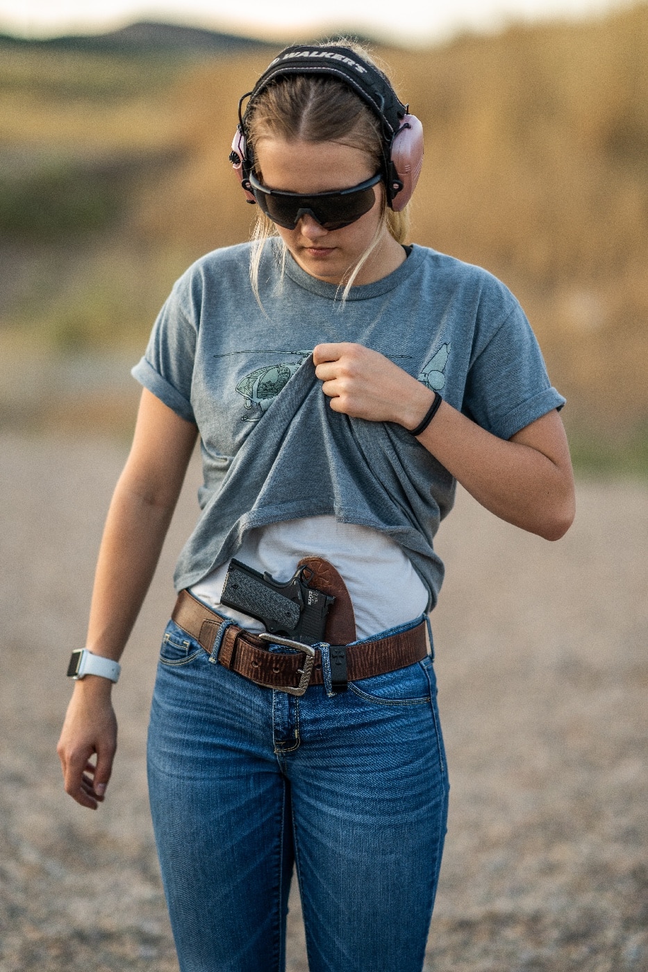 concealing a handgun in an IWB holster