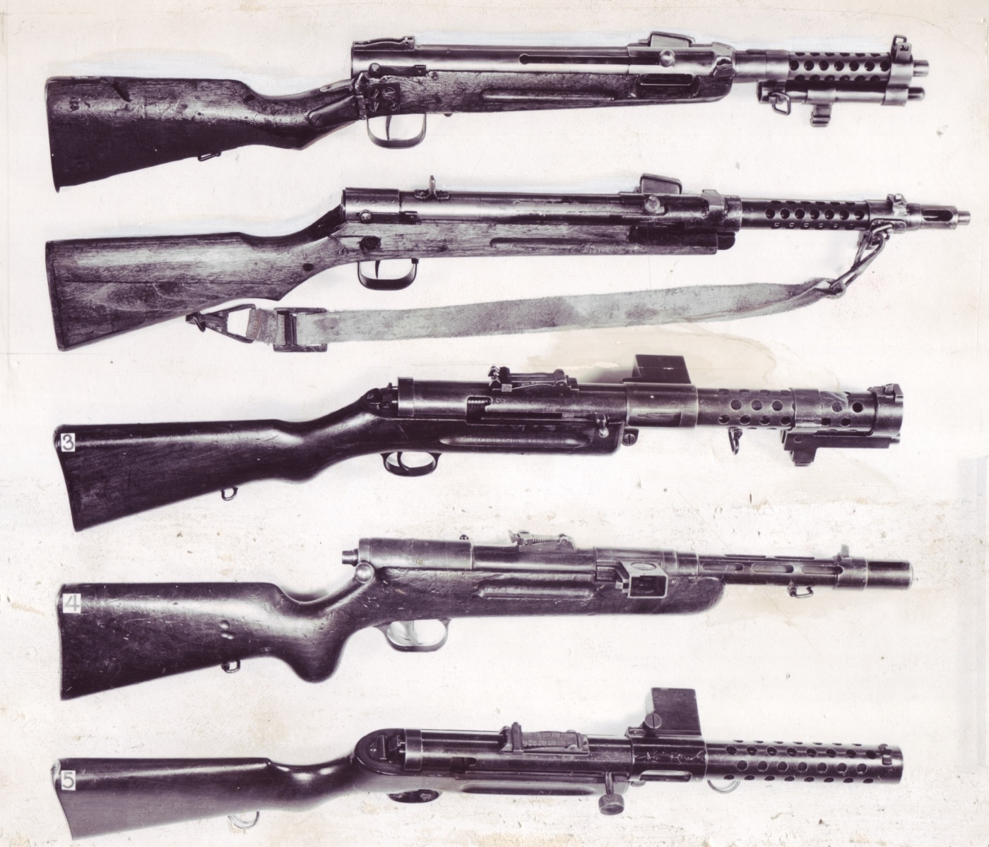 submachine guns tested or used by Japan in World War II